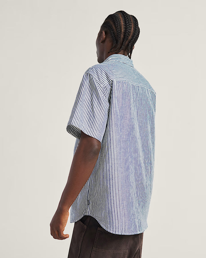 Vans Lawson Stripe Shirt Woven White/Dress Blue