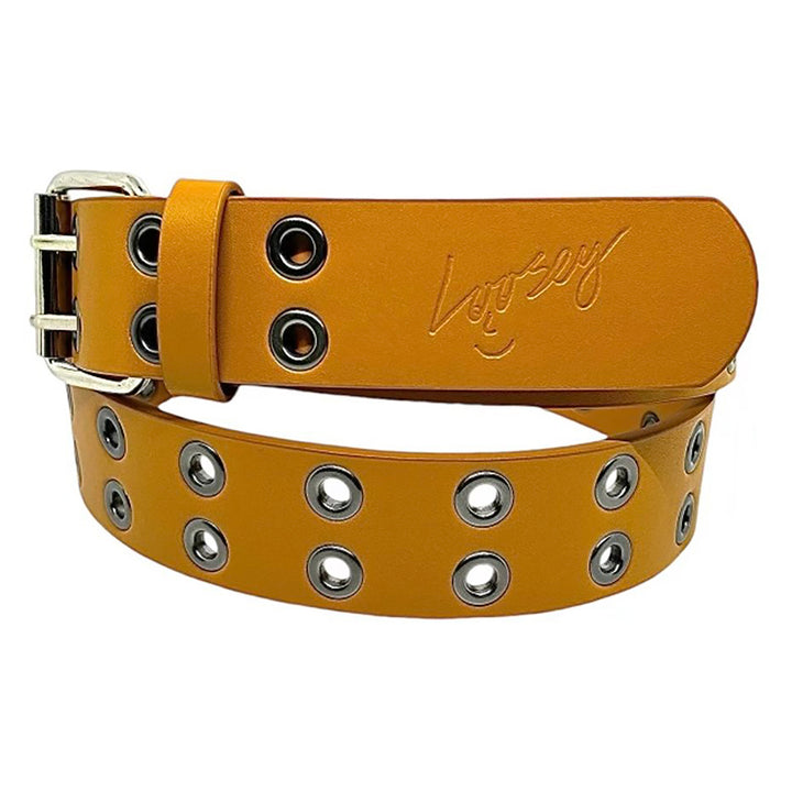 Loosey Camel Grommet Belt