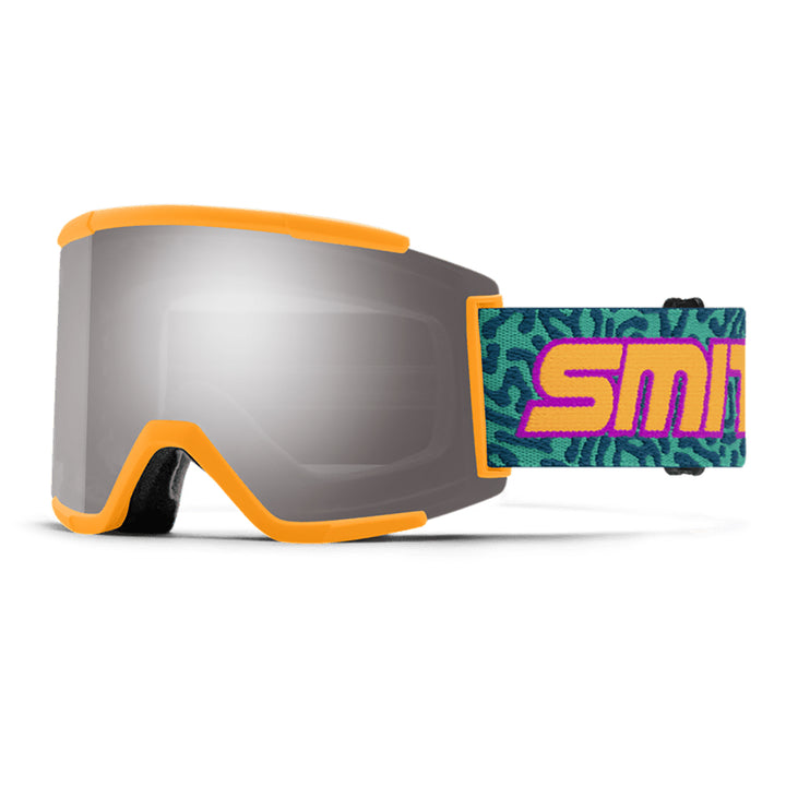 Smith Squad XL Goggles Neon Wiggles/ChromaPop Sun Platinum Mirror