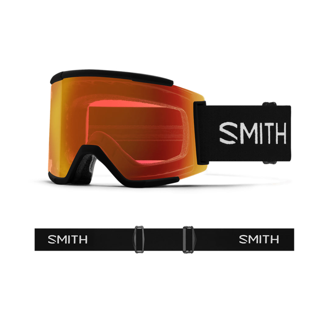 Smith Squad XL Goggles Black/ChromaPop Everyday Red Mirror