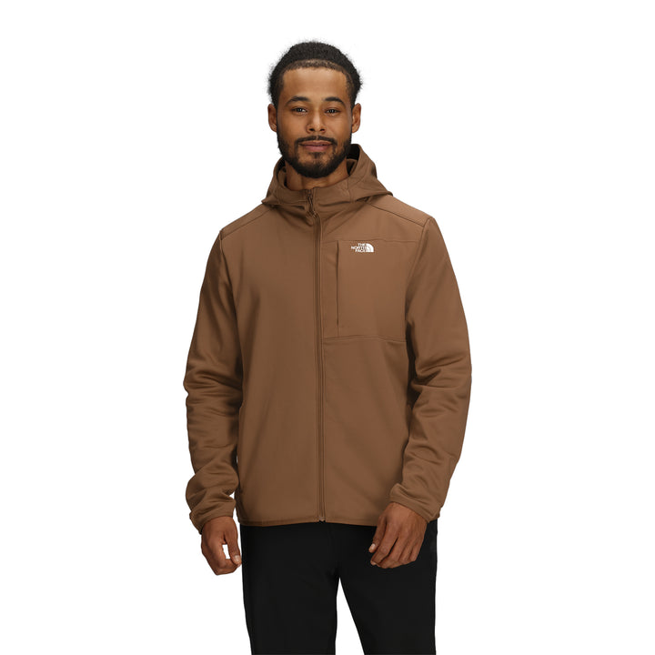 The North Face Men's TNF Performance Fleece Full Zip Hoodie Burnt Umber