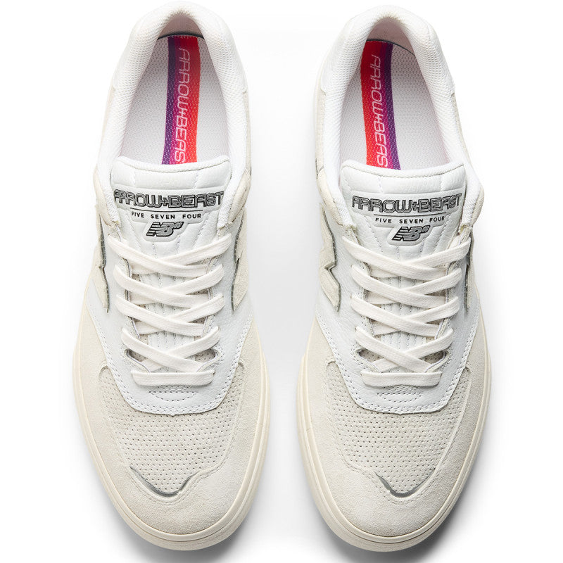 New Balance Numeric 574 Vulc Arrow & Beast White