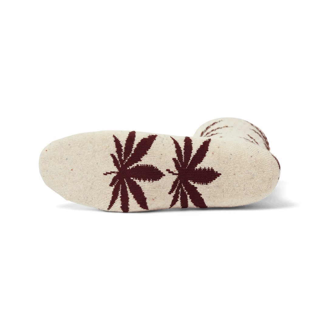 Huf Plantlife Speckled Sock - Cream
