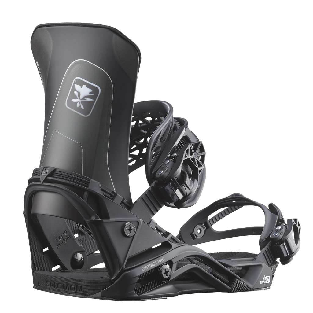 スノーボード Salomon District Binding size M Salomon District Pro Snowboard Bindings Dustbox – Eastern Boarder