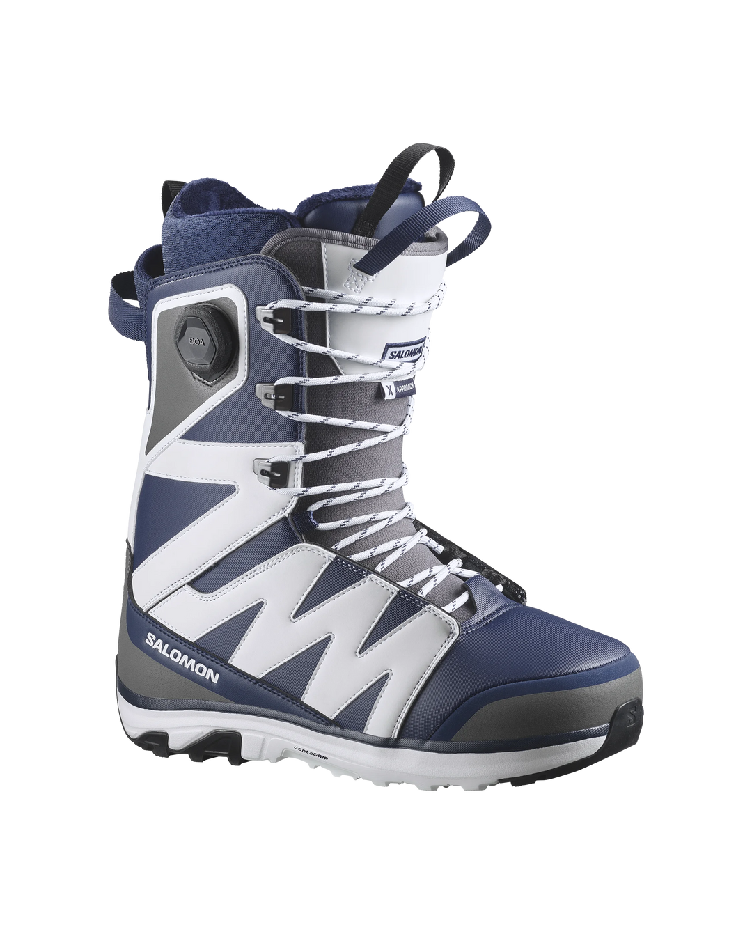 Salomon X Approach Lace SJ BOA Snowboard Boots Naval Academy/White/Castlerock