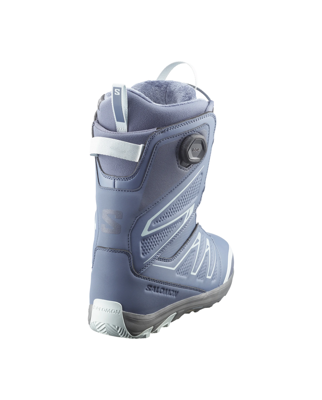 Salomon Ivy BOA SJ Womens Snowboard Boots Grisaille/Ballad Blue/Steel Gray