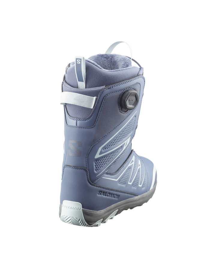 Salomon Ivy BOA SJ Womens Snowboard Boots Grisaille/Ballad Blue/Steel Gray