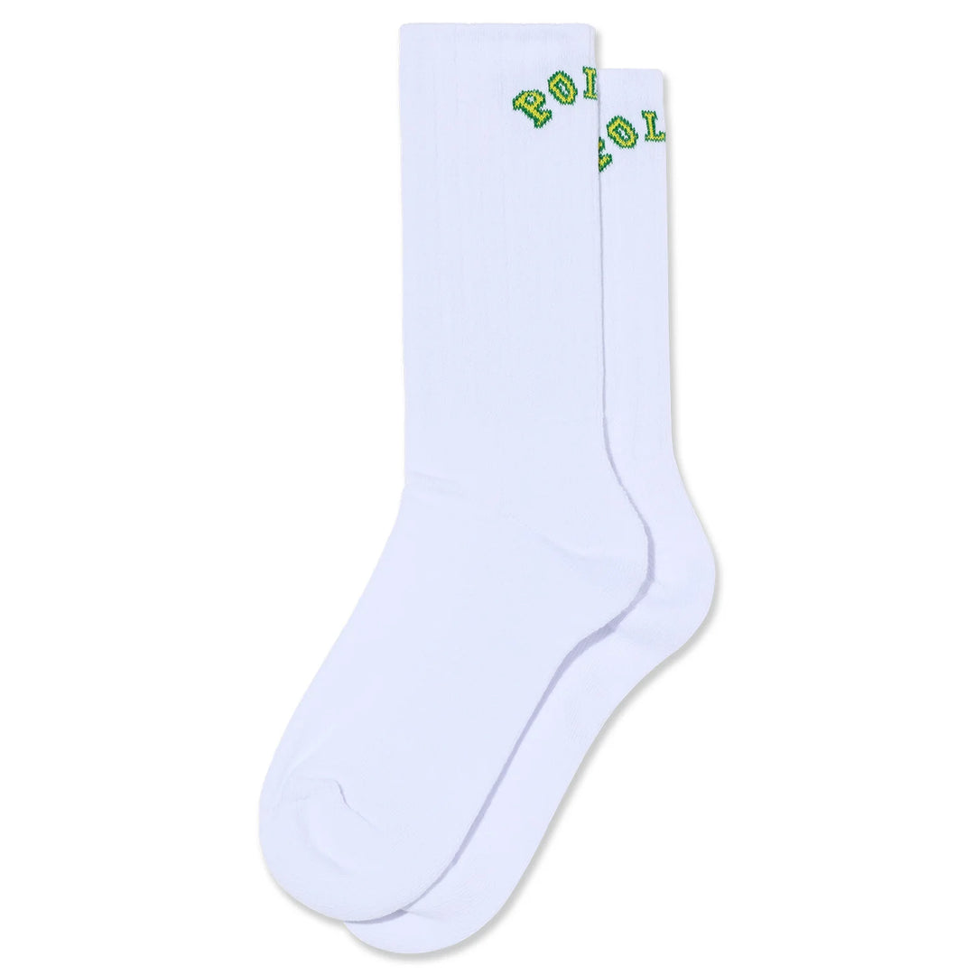 Polar Large Rib Socks (White)