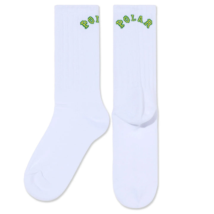 Polar Large Rib Socks (White)