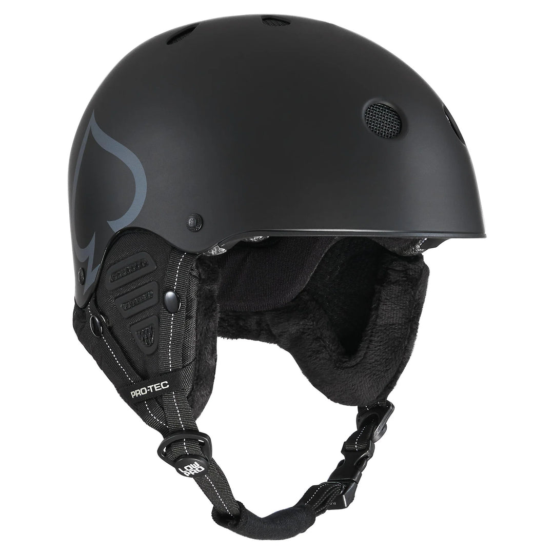 Pro-Tec Low Pro Certified Snow Helmet Black Matte