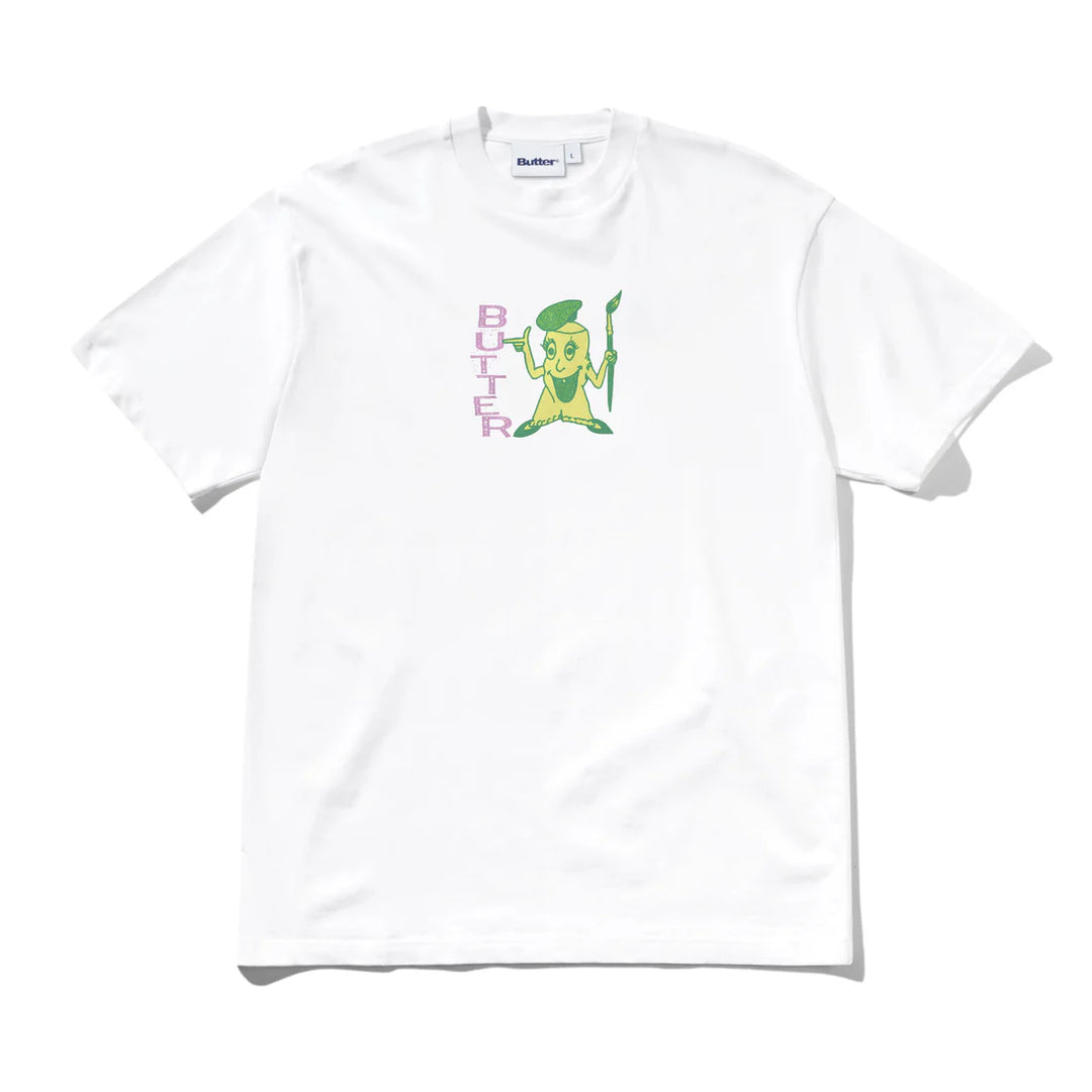 Butter Goods Paint T-Shirt White