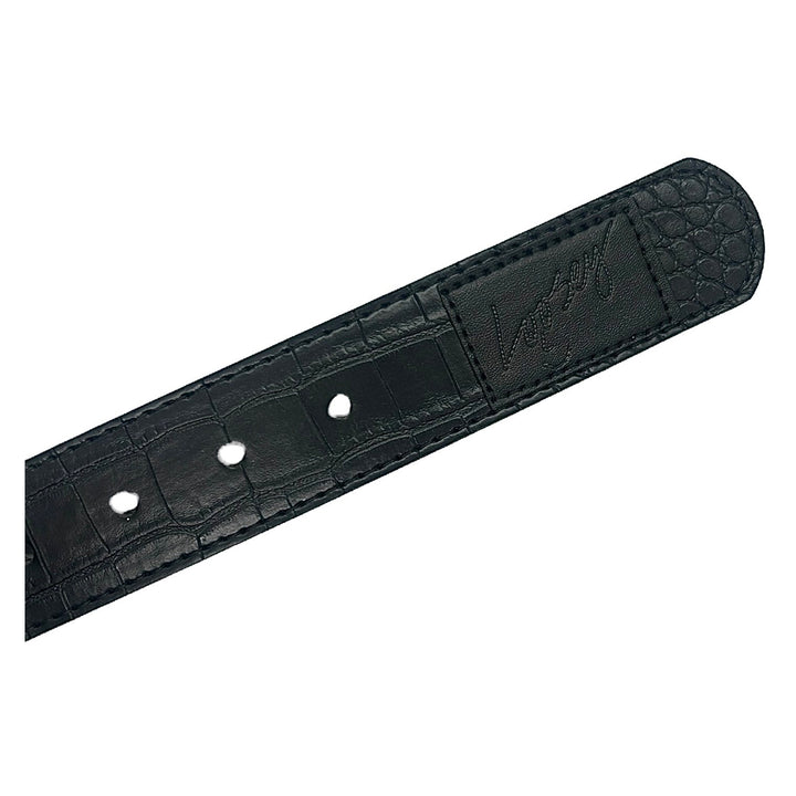 Loosey Black Croc Skin Belt