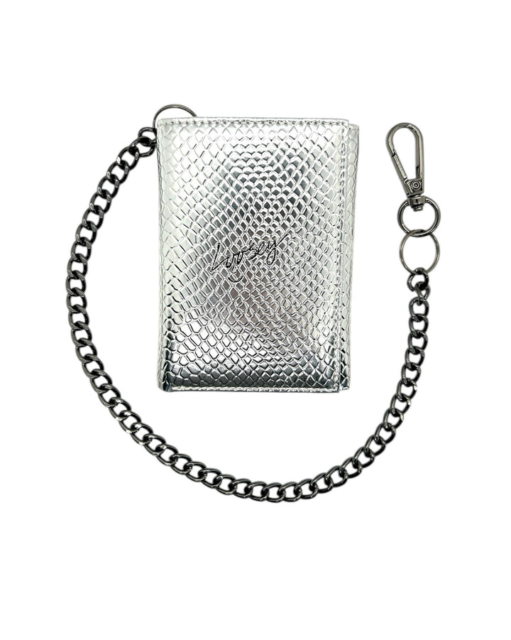 Loosey Loves You Metallic Silver Chain Gang