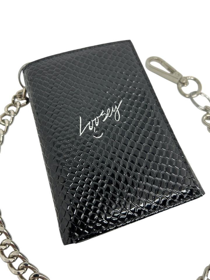 Loosey Loves You Metallic Black Chain Gang