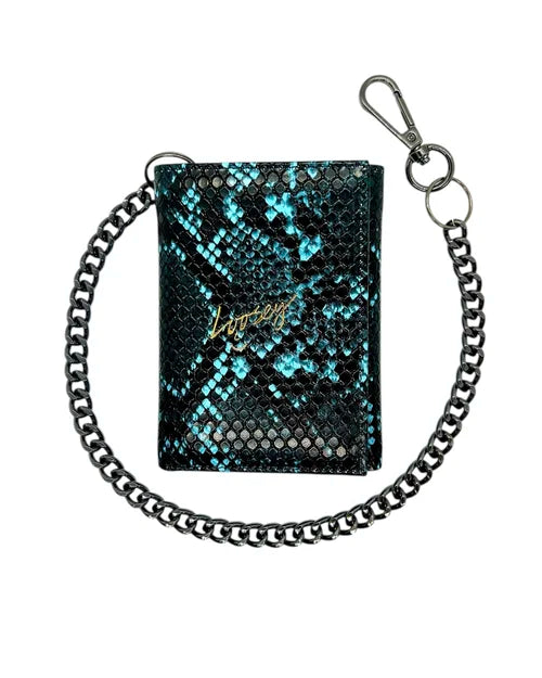 Loosey Blue Snake Chain Wallet