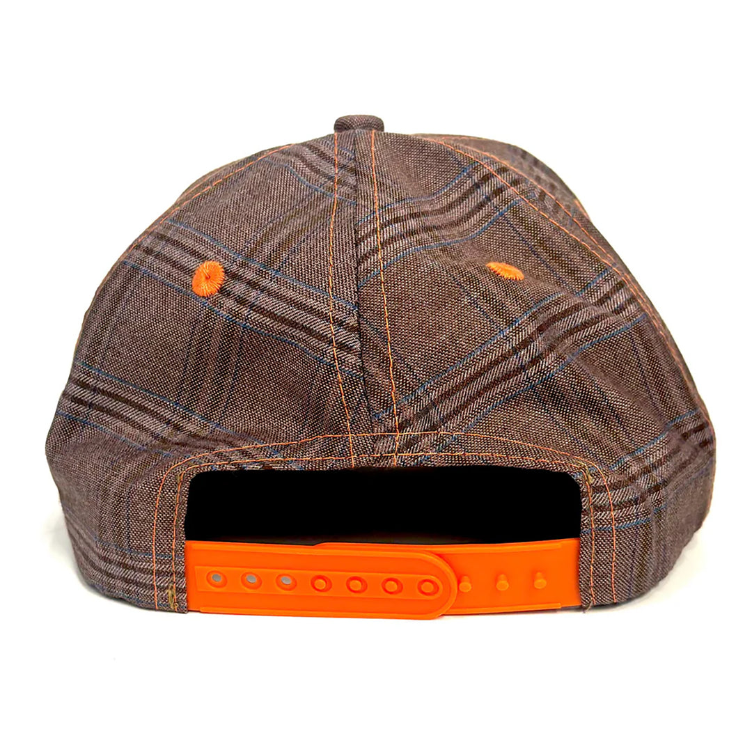 Frog Plaid G Hat Brown