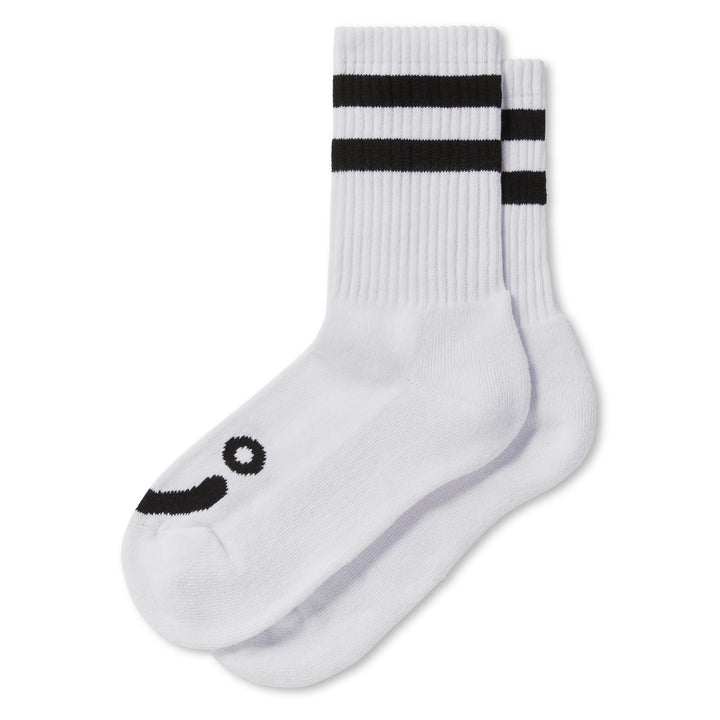 Polar Skate Co. Happy Sad Socks White
