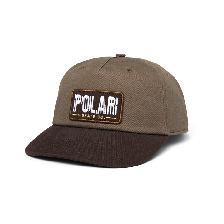 Polar Skate Co. Earthquake Patch Cap Brown