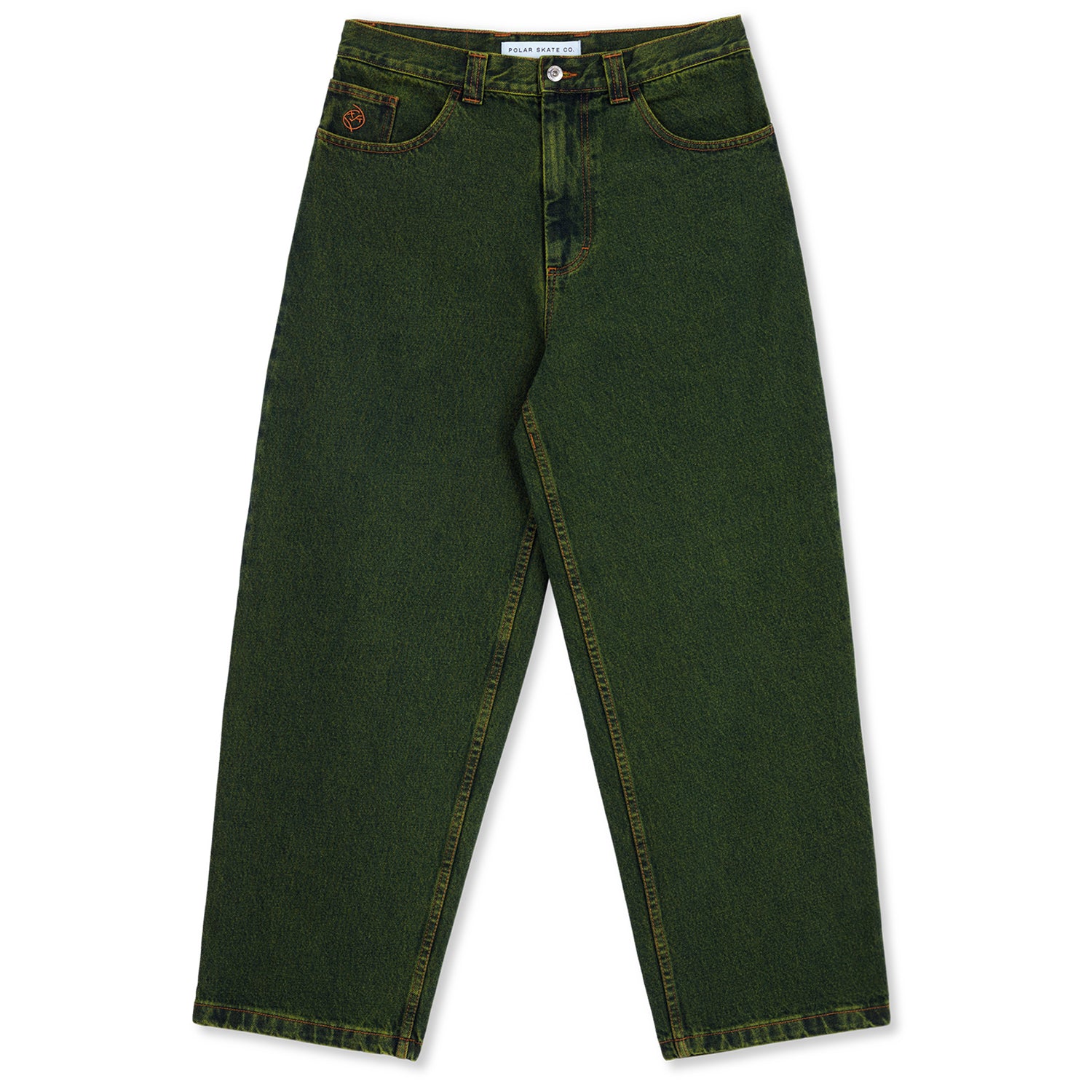 Polar Skate Co. Big Boy Pants Dark Chartreuse/Blue