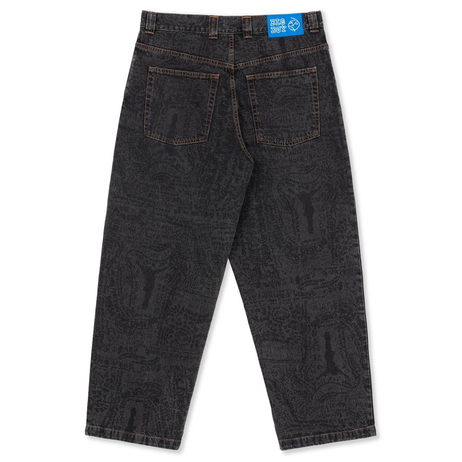 Polar Skate Co. Exist Big Boy Pants Washed Black