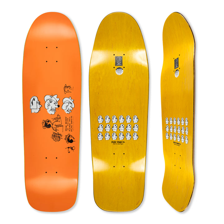 Polar Skate Co. Brady Mia (Orange) Deck (DANE 1) 9.75"