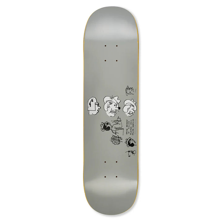 Polar Skate Co. Dane Brady Mia Grey Deck 8.0"