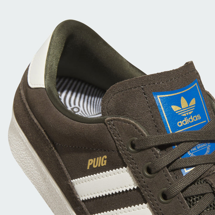 Adidas Puig Indoor Shadow Olive/Off White/Blue Bird