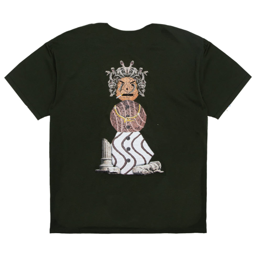 Quartersnacks Medusa Snackman T-Shirt Forest Green