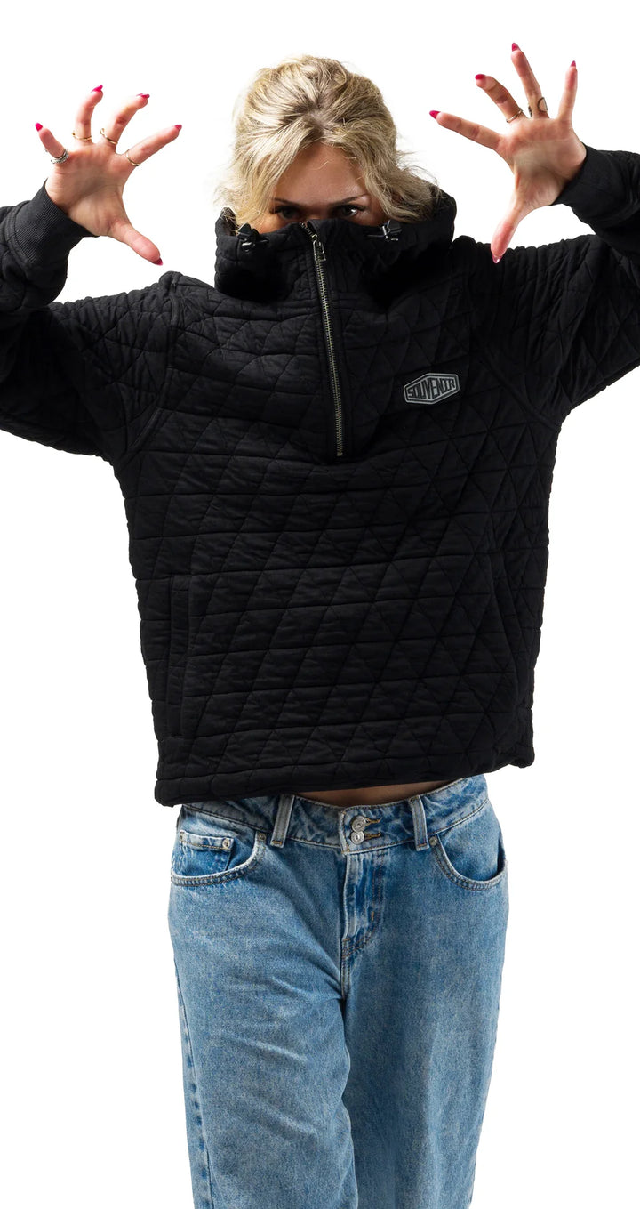 Souvenir Quilted Hoody Black