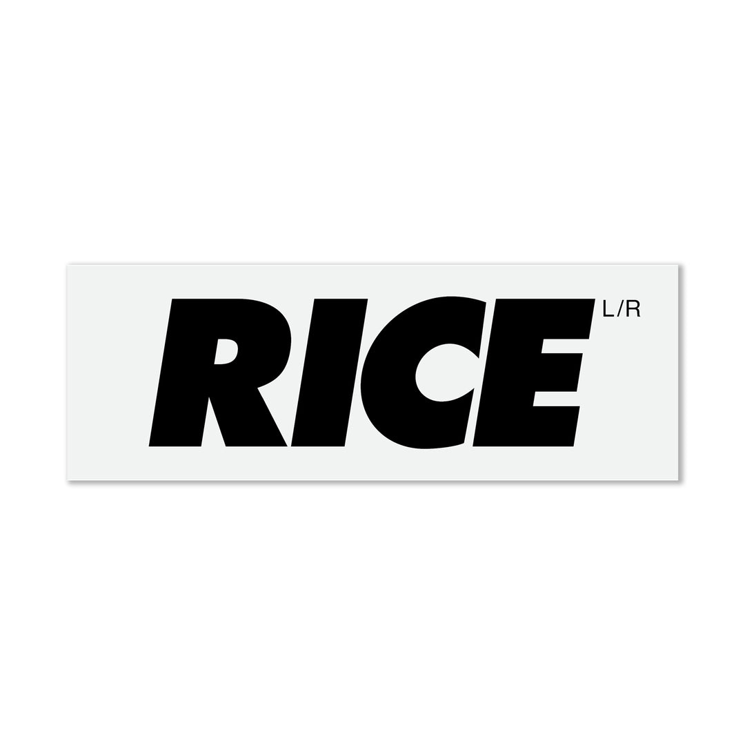 Sticker Rice Cs RICE Sticker in White 8.5