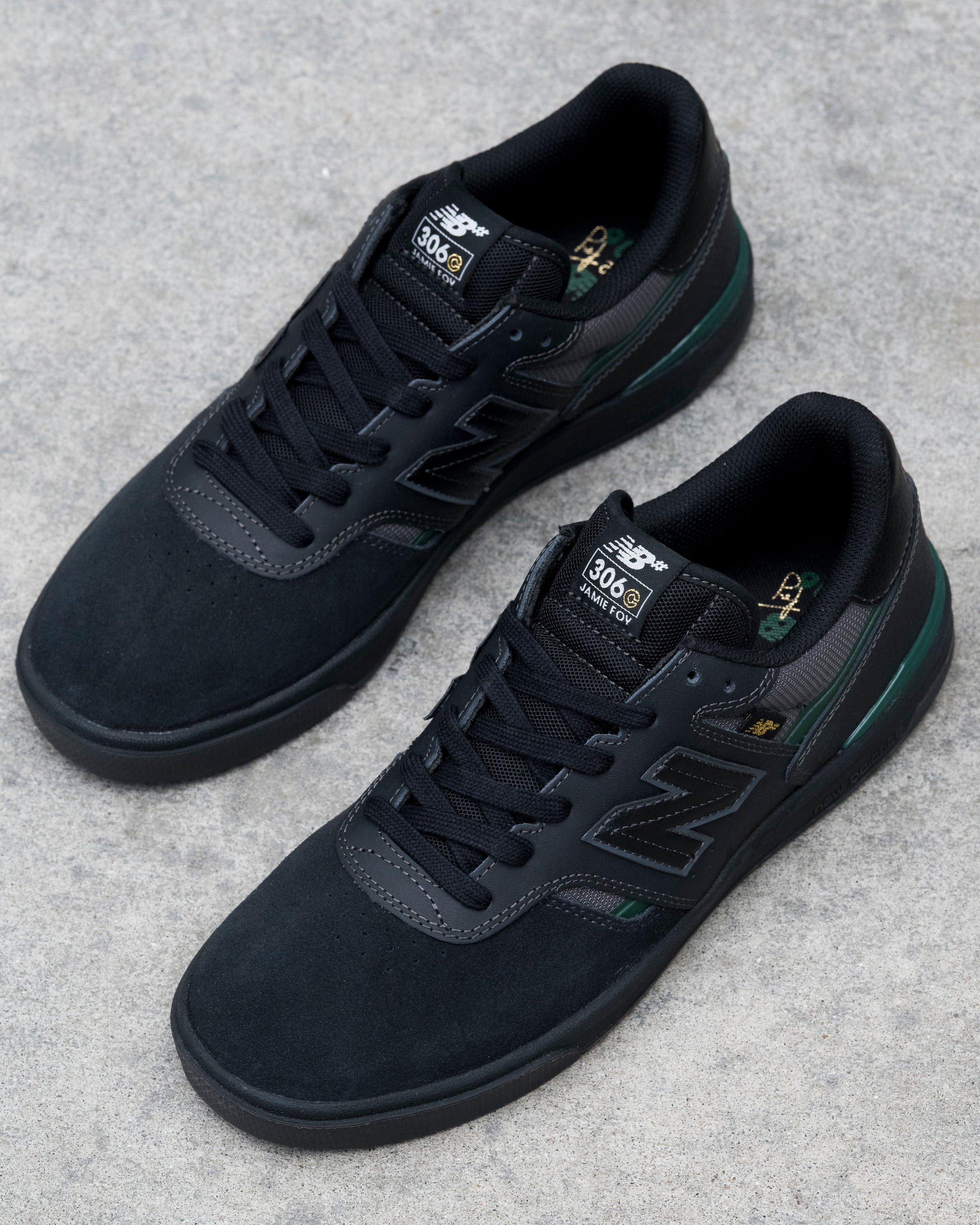 New Balance Numeric Jamie Foy 306 Black/Nightwatch Green (UN306CSP