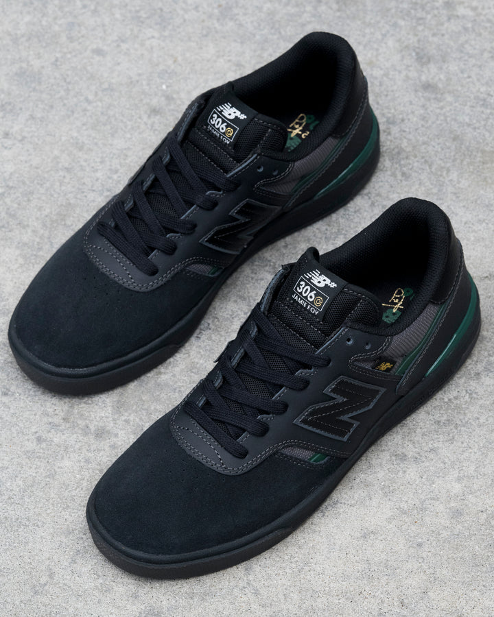 New Balance Numeric Jamie Foy 306 Black/Nightwatch Green (UN306CSP)