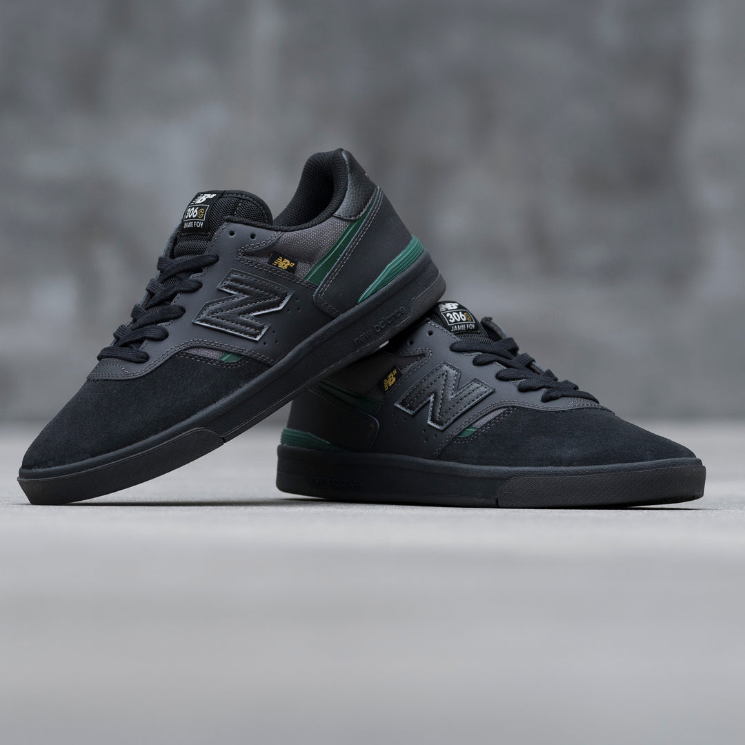 New Balance Numeric Jamie Foy 306 Black/Nightwatch Green (UN306CSP)