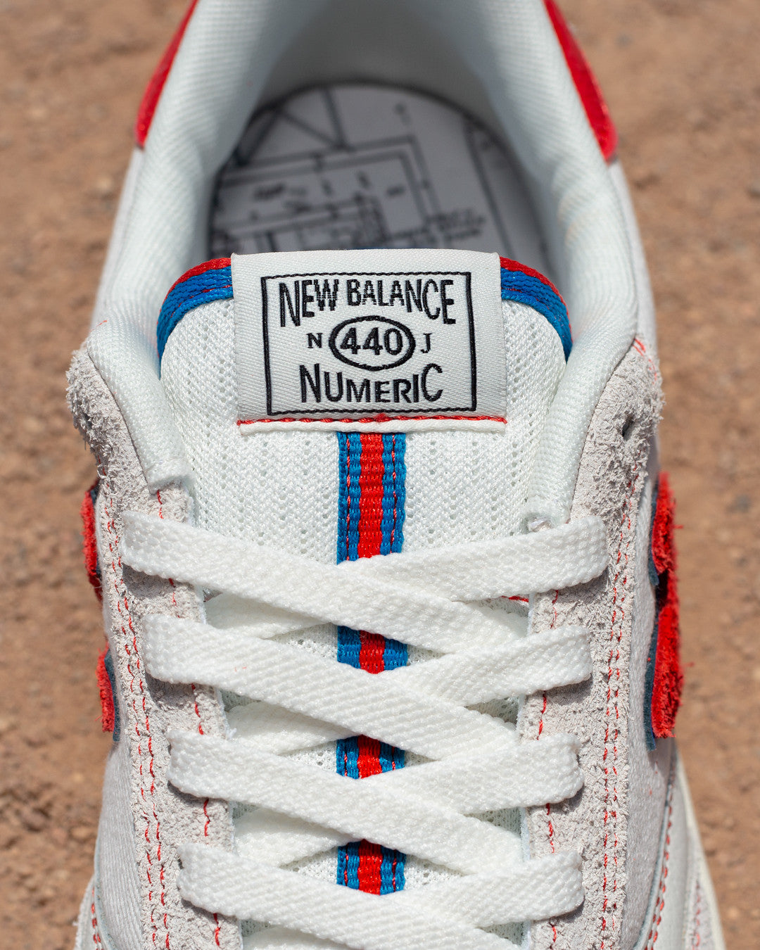 New Balance 440 x NJ Skateshop - White/Red/Blue