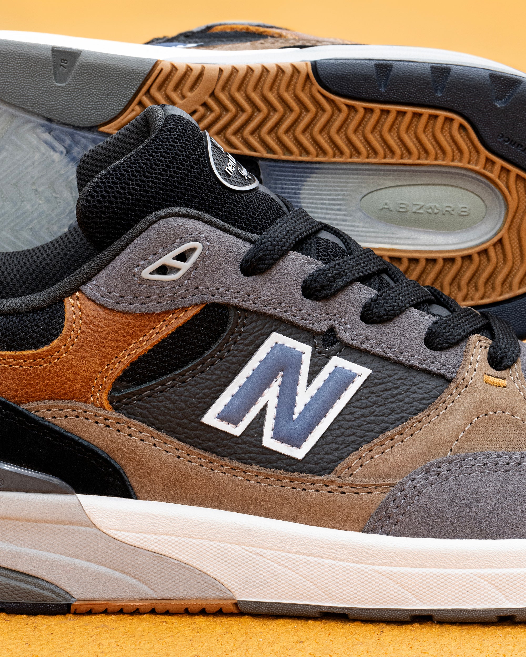 New Balance Numeric Reynolds 933 Grey/Brown NM933MLT – Eastern Boarder