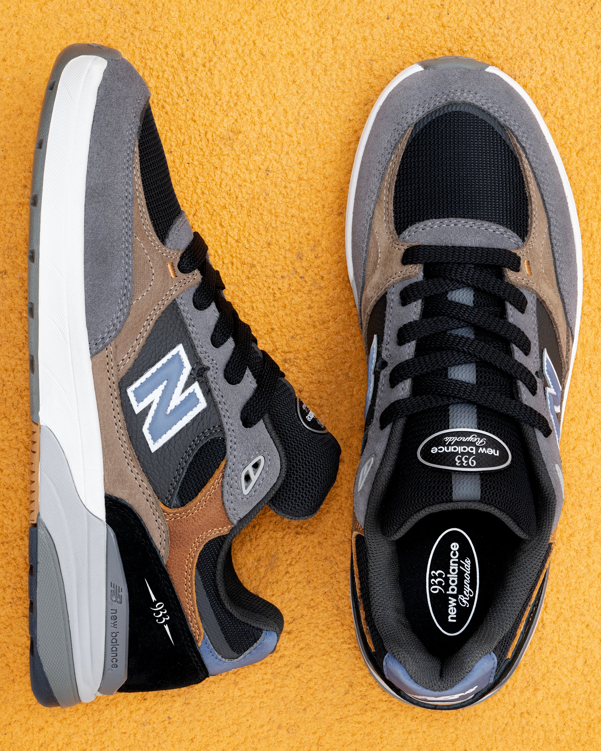 New Balance Numeric Reynolds 933 Grey/Brown NM933MLT – Eastern Boarder