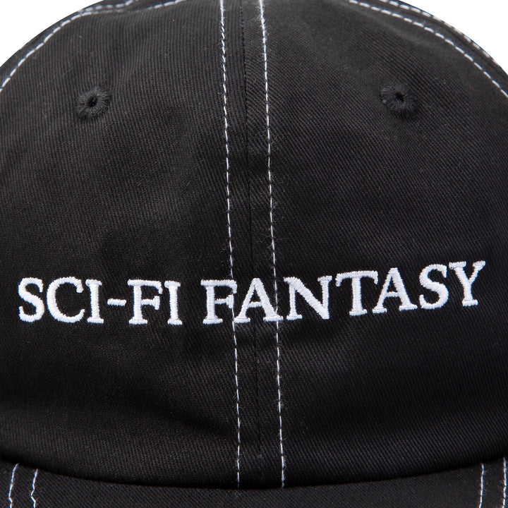 Sci-Fi Fantasy Flat Logo Hat Black