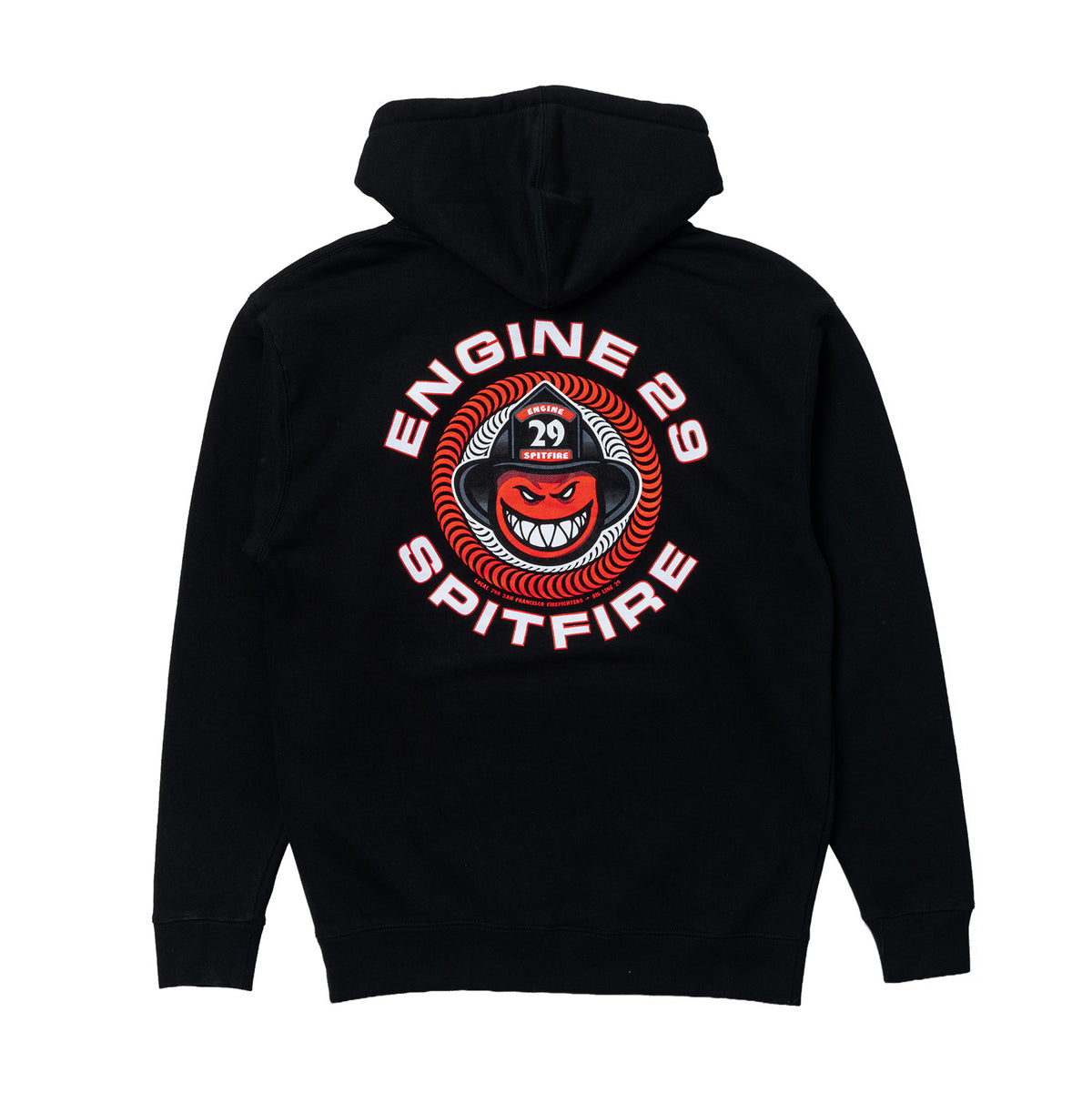 Spitfire x SFFD Engine 29 Hoodie - Black – Eastern Boarder