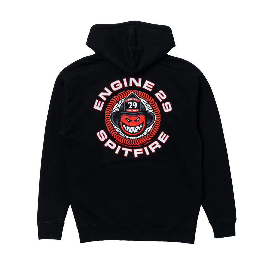 Spitfire x SFFD Engine 29 Hoodie - Black