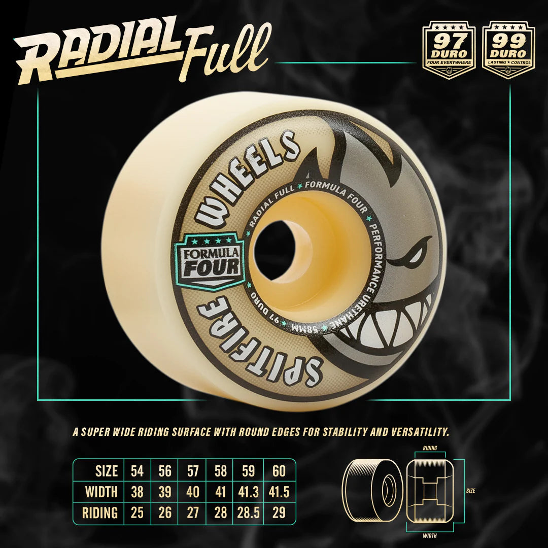 Spitfire F4 97 Radial Full Wheels 56mm