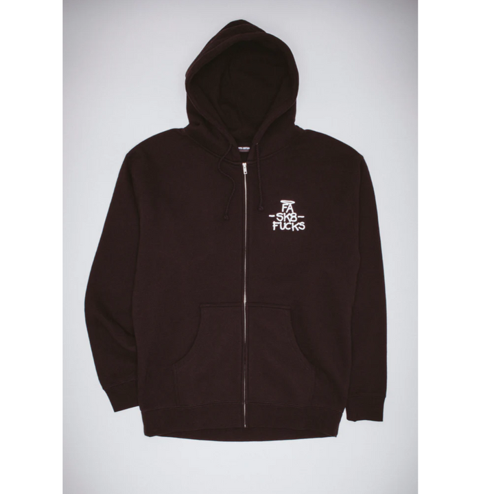 Fucking Awesome FA SK8 Fucks Zip Hoodie Black