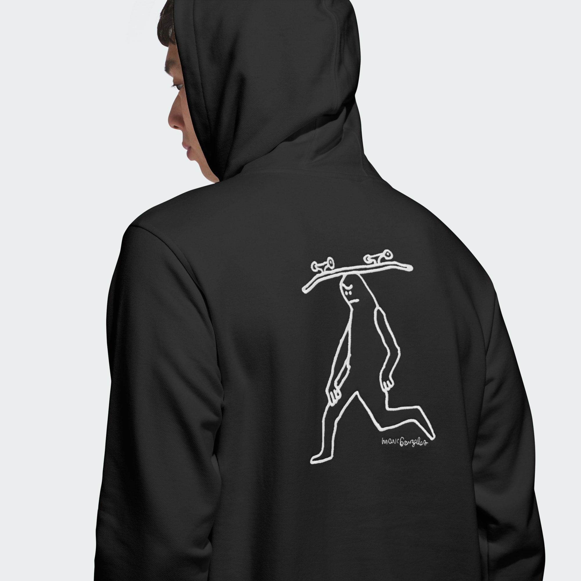Adidas x Gonz Skate Head Hoodie - Black/Aurora Ivy – Eastern Boarder