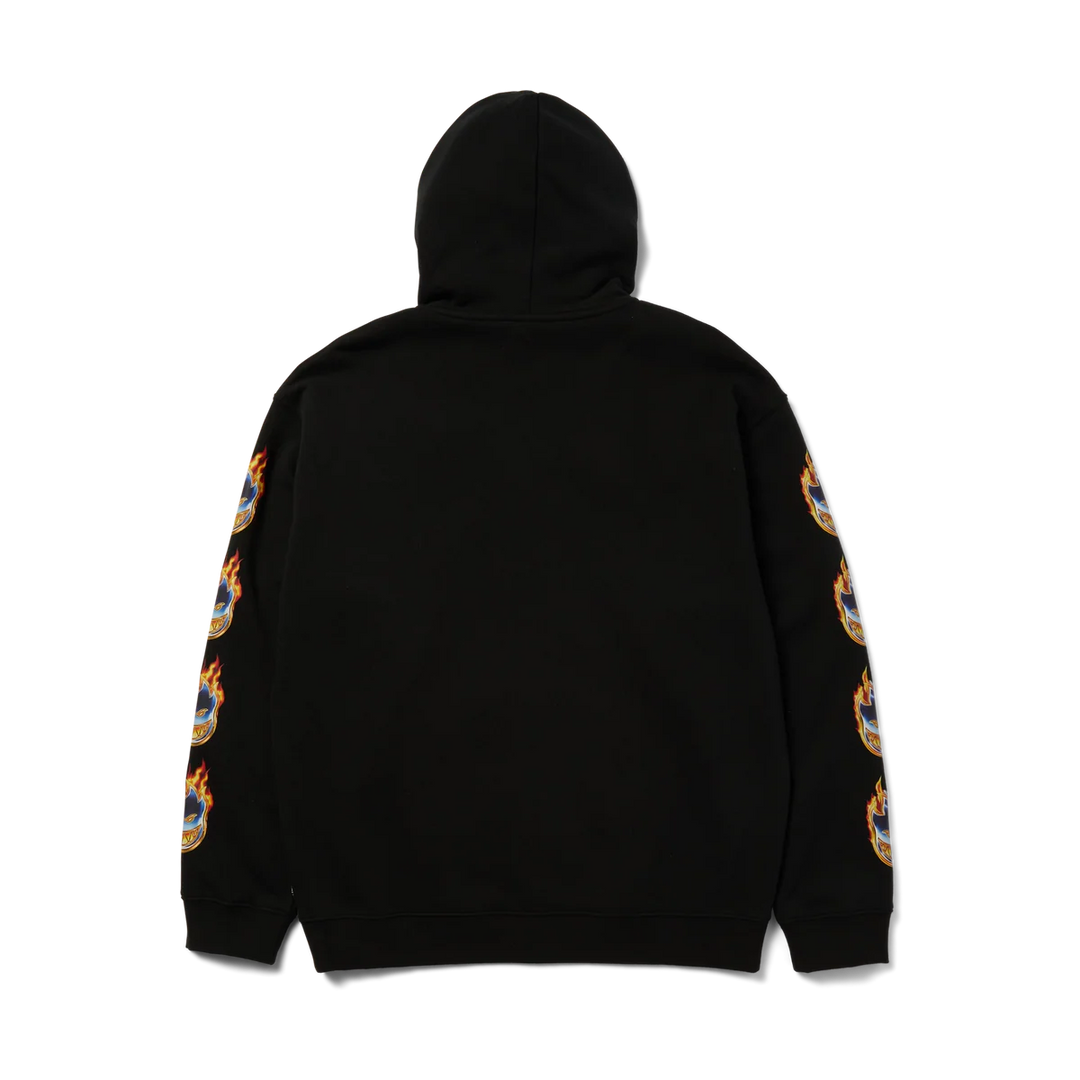 Huf x Spitfire Chrome Head Full-Zip Hoodie Black