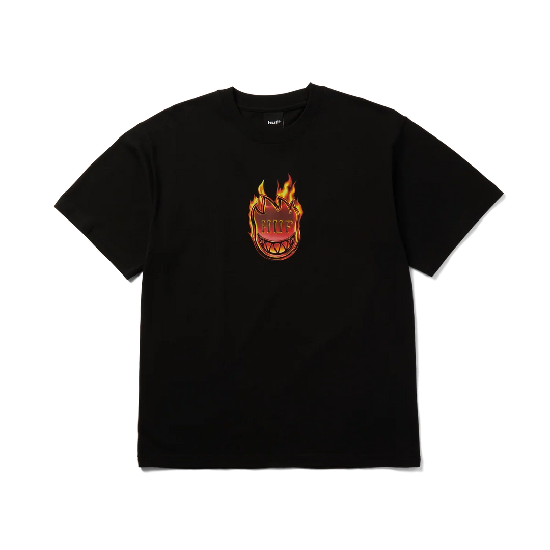 Huf x Spitfire Flame Galaxies T-Shirt Black