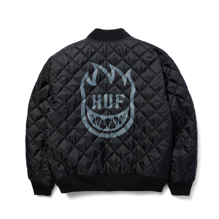Huf x Spitfire Reversible Plaid Jacket Navy/Black