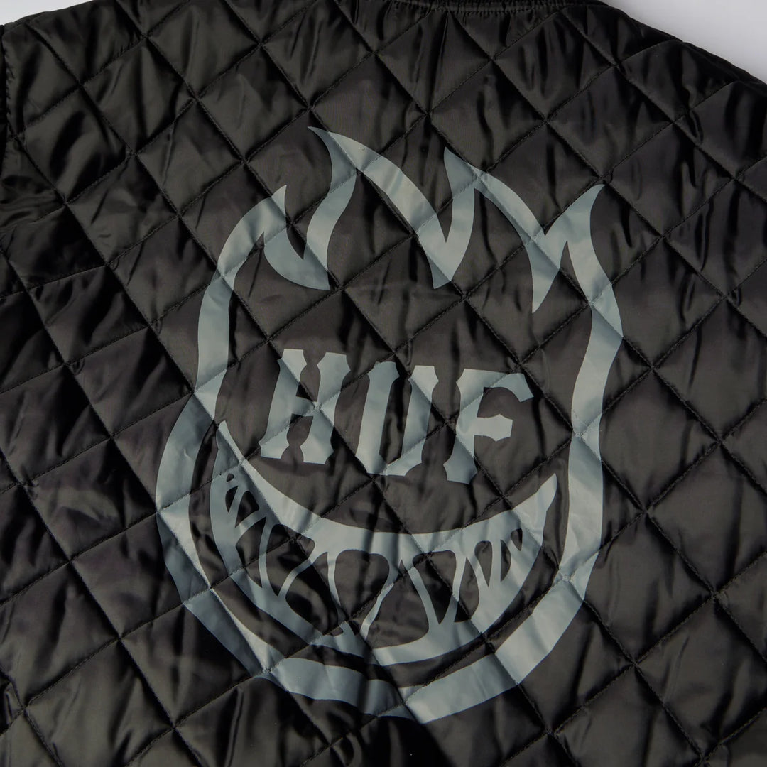 Huf x Spitfire Reversible Plaid Jacket Navy/Black