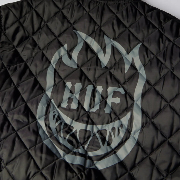 Huf x Spitfire Reversible Plaid Jacket Navy/Black