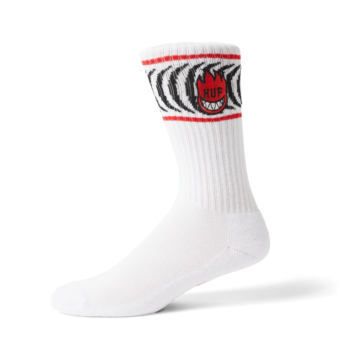 Huf x Spitfire Spiral Sock White