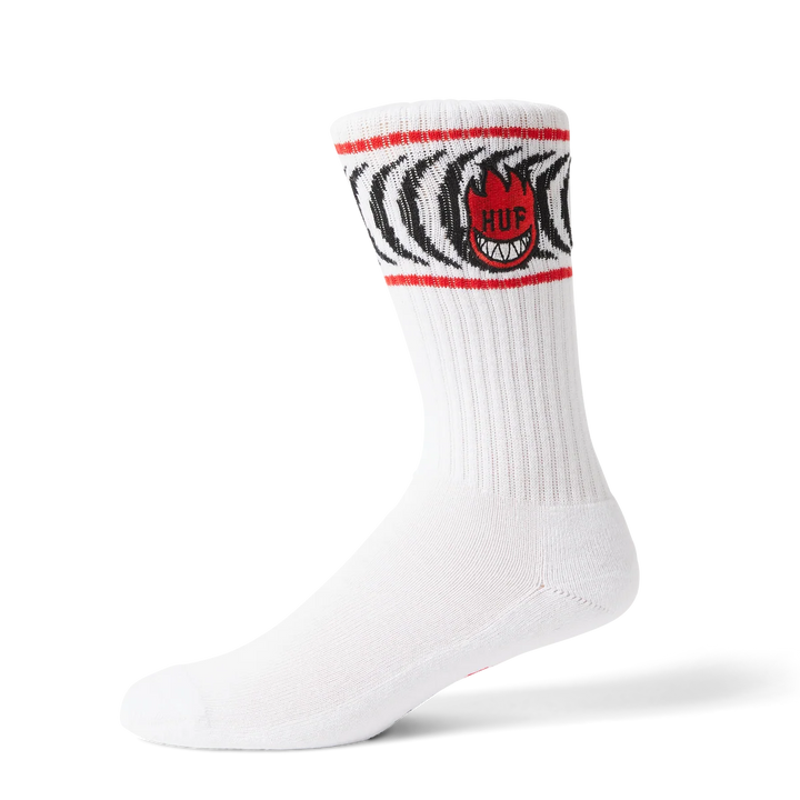 Huf x Spitfire Spiral Sock White