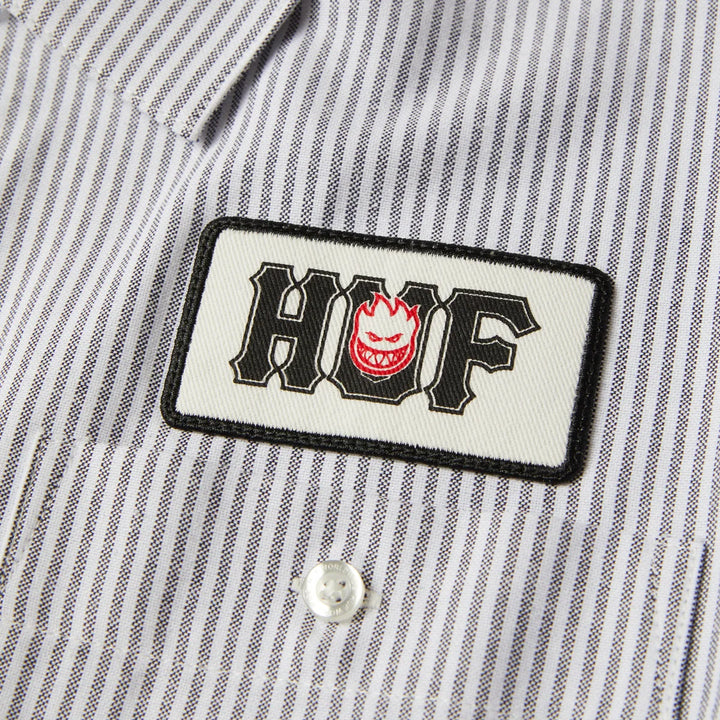 Huf x Spitfire Union Work Shirt Black/White